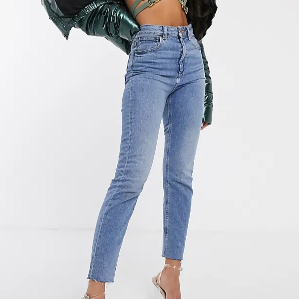 ASOS High Waisted Slim Mom Jeans